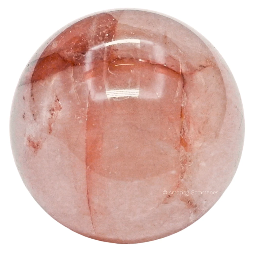 Red Hematoid Quartz Sphere