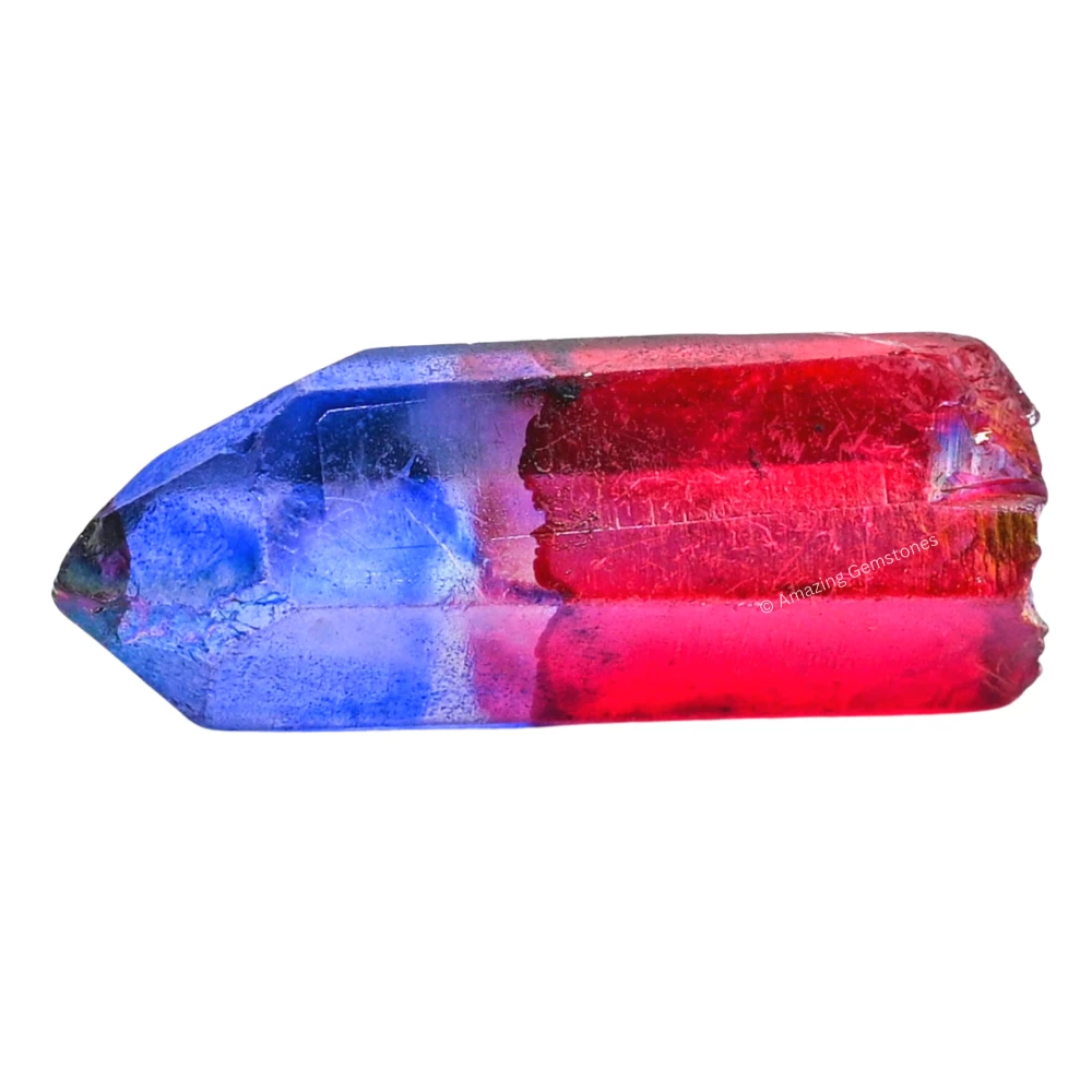 Ruby Tanzine Aura Quartz Raw Crystal Points (1 LB)