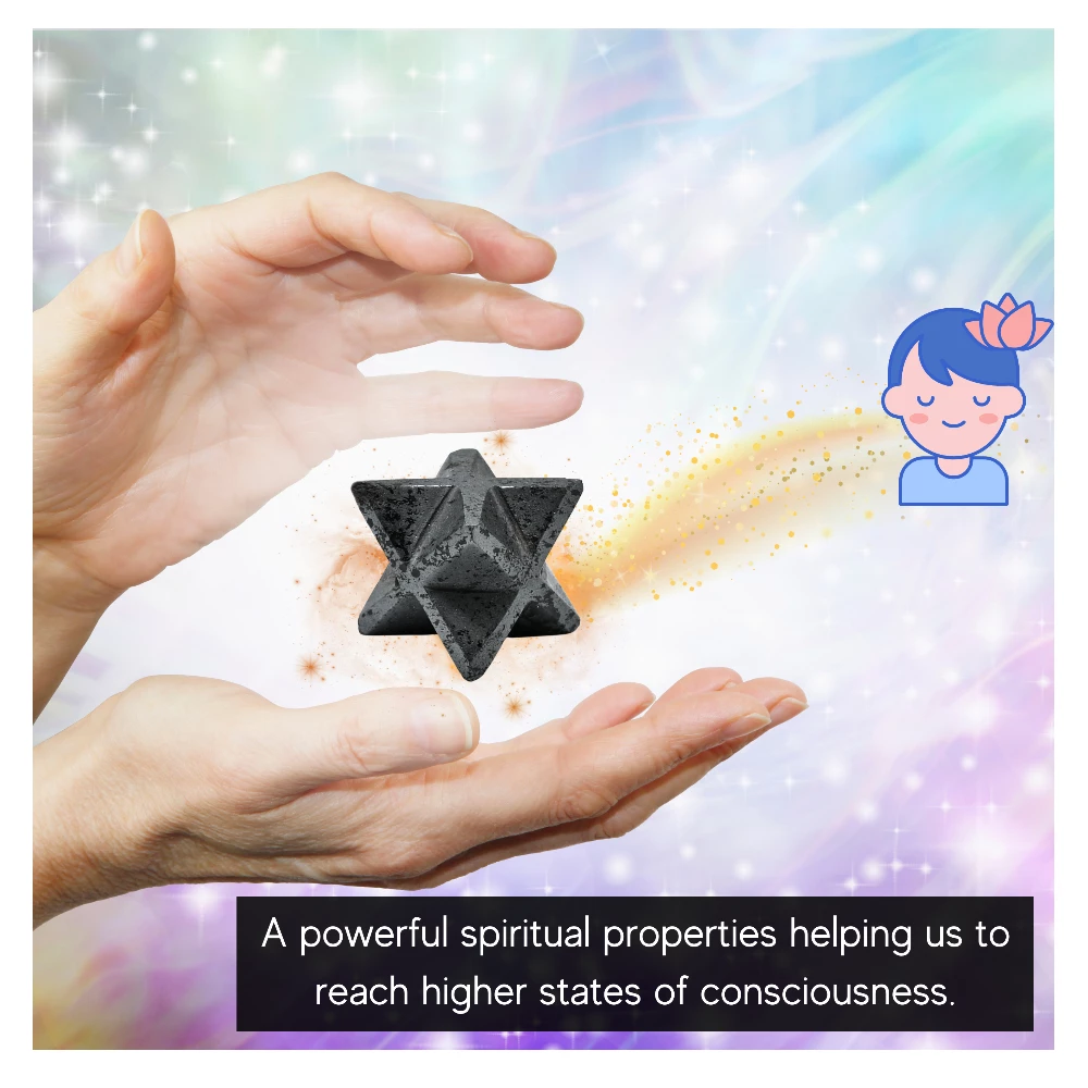 Hematite Merkaba (15-20 mm)