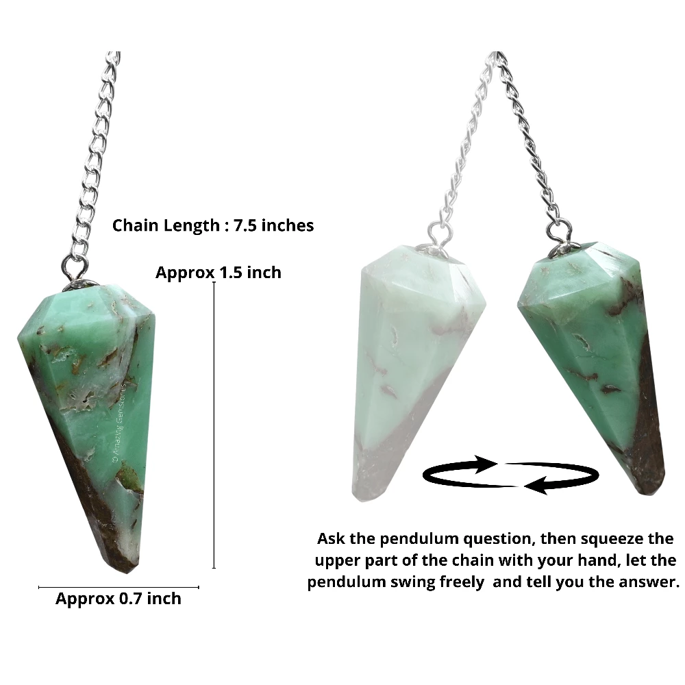 Chrysoprase Pendulum