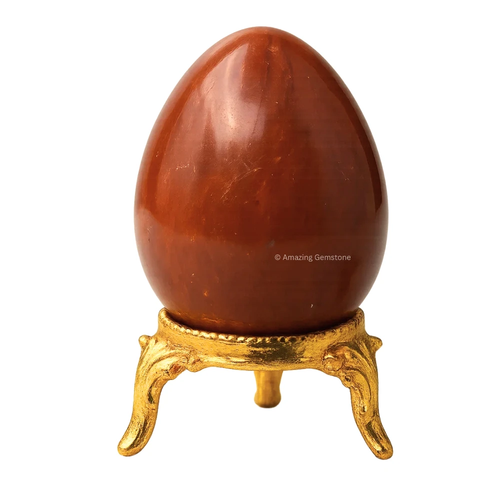 Red Jasper Crystal Egg Stone