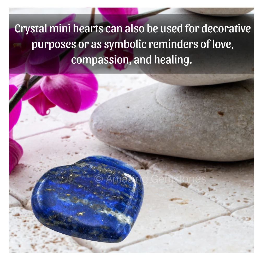 Lapis Lazuli Heart (Pack of 2)