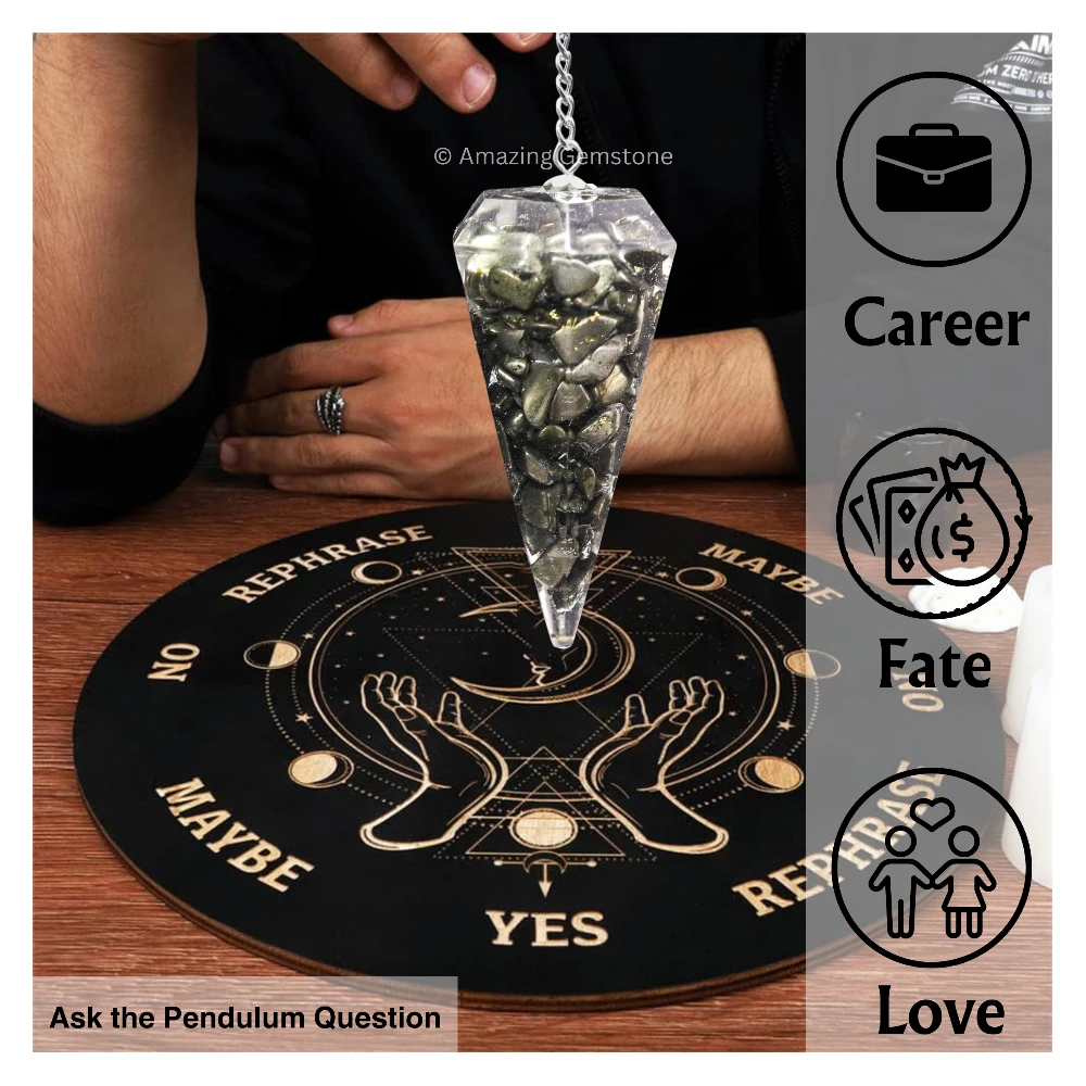 Pyrite Orgone Pendulum