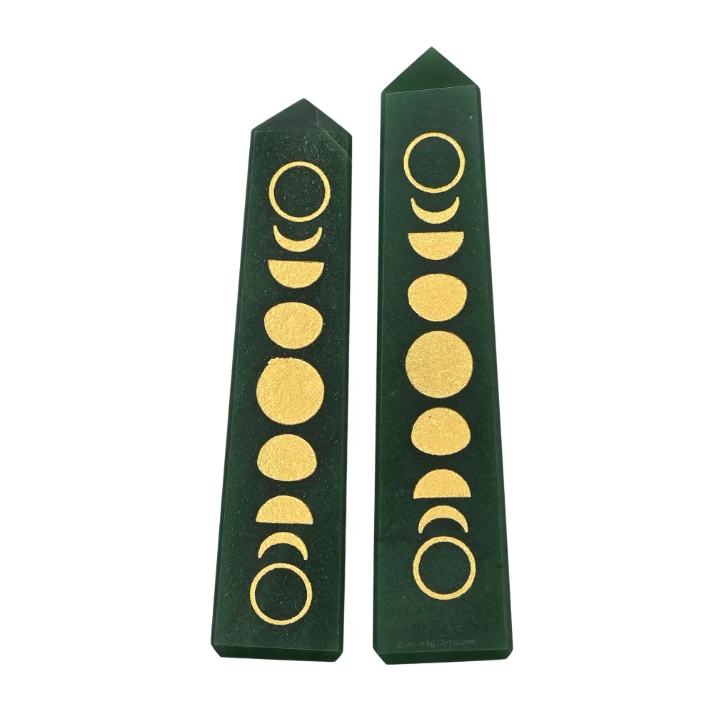 Dark Green Aventurine Tower (4" - 5" Inch)