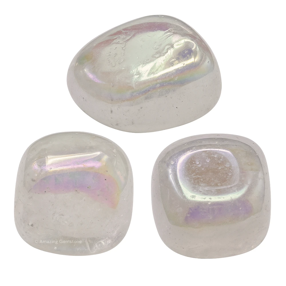 Tumbled Angel Aura Quartz Crystals (1 oz)