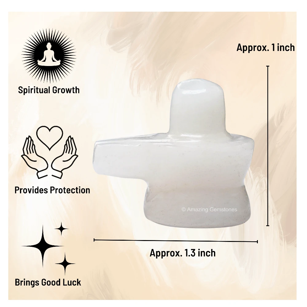 Snow Quartz Shivling