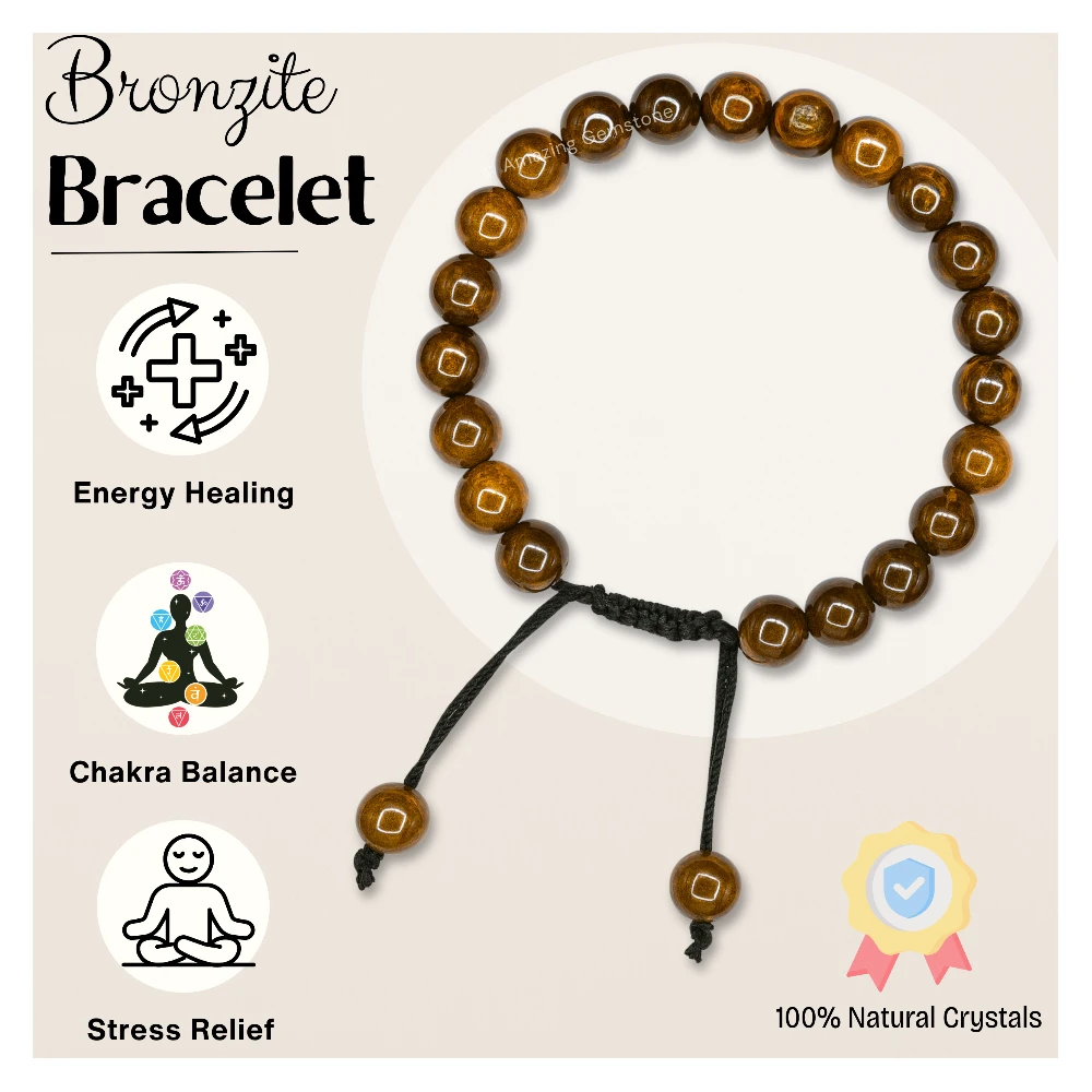 Bronzite Bracelet (Adjustable)