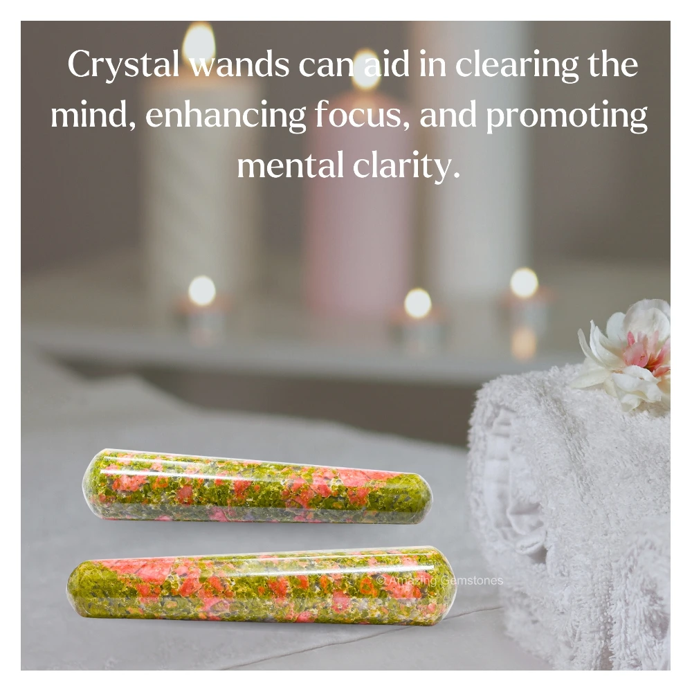 Unakite Wand