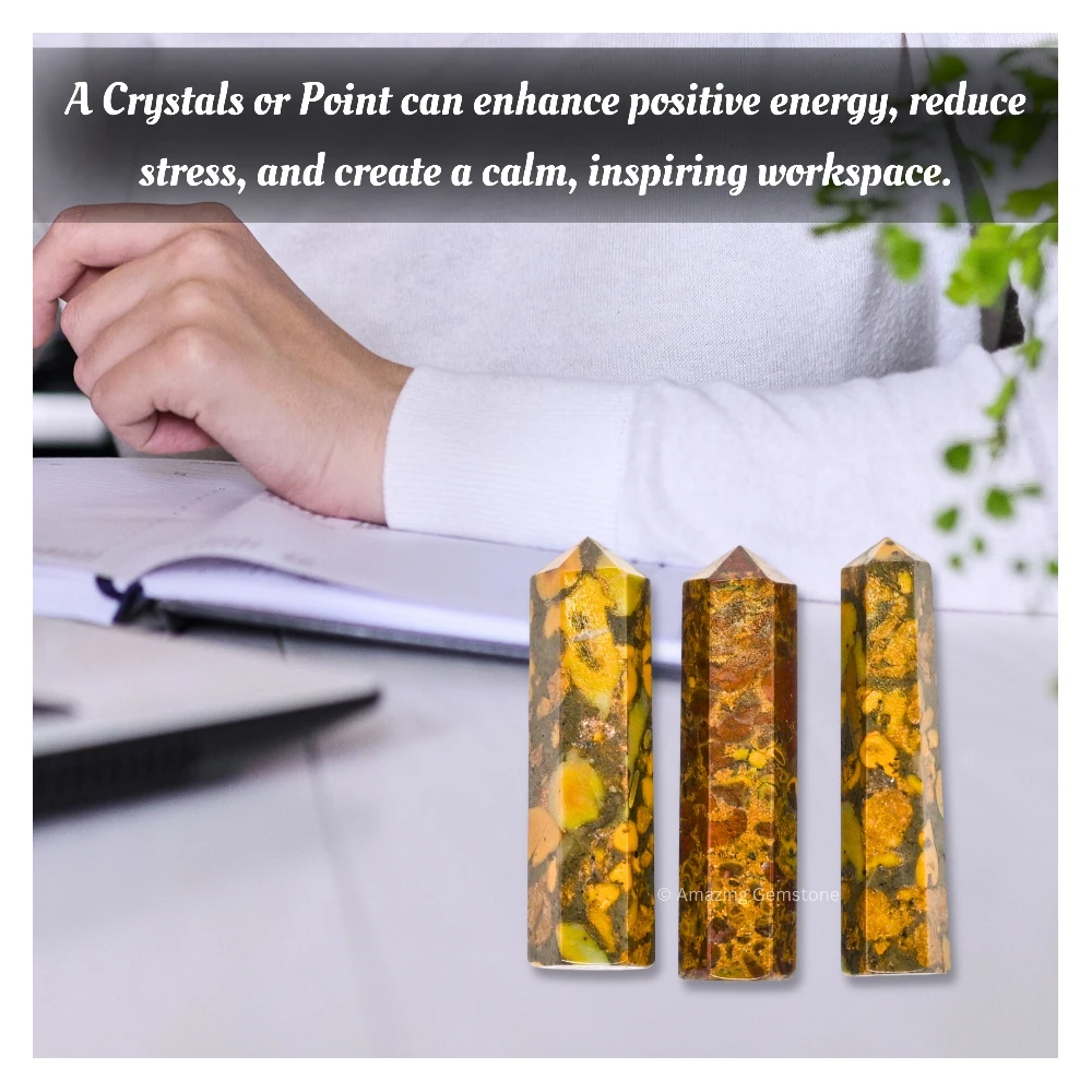 Fruit Jasper Pencil Points (Set of 3)