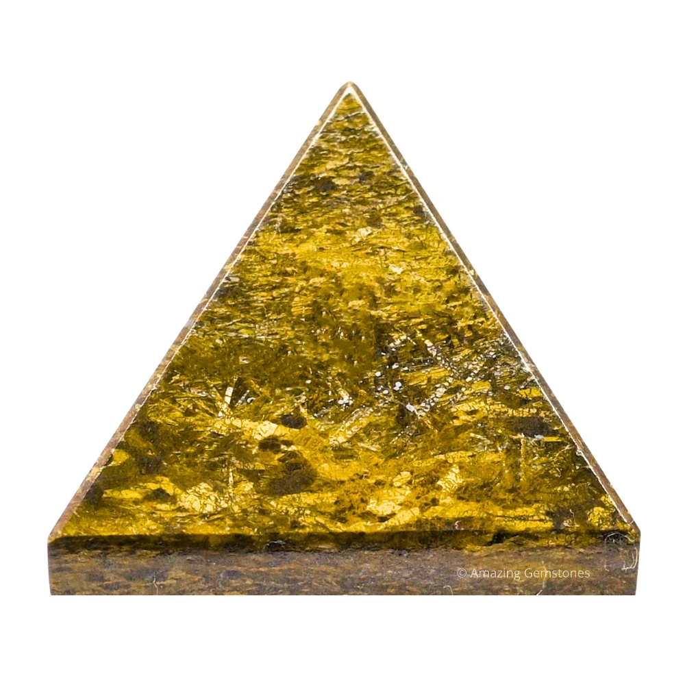Pyramid Inch Stone Bronzite Pyramid - Premium Crystal Pyramid