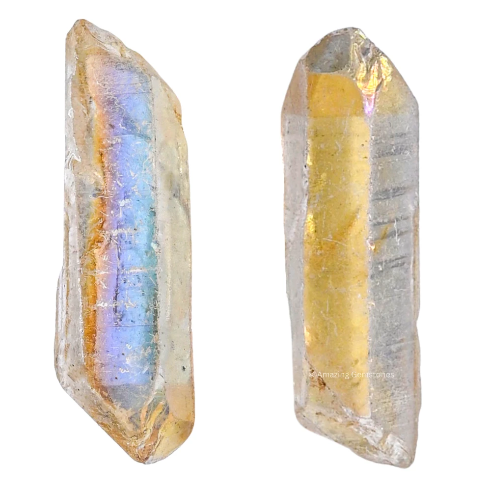 Angel Aura Quartz Raw Crystal Points (1 LB)