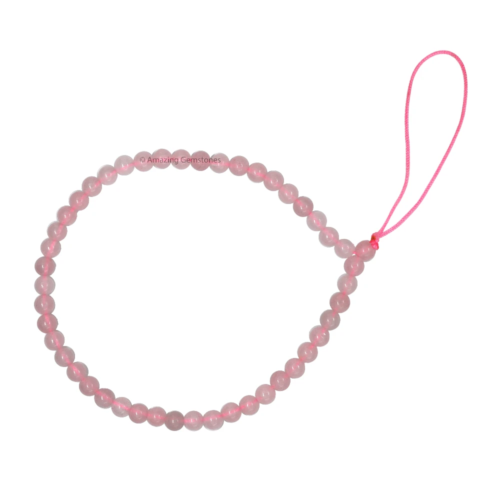 Rose Quartz Phone Charm