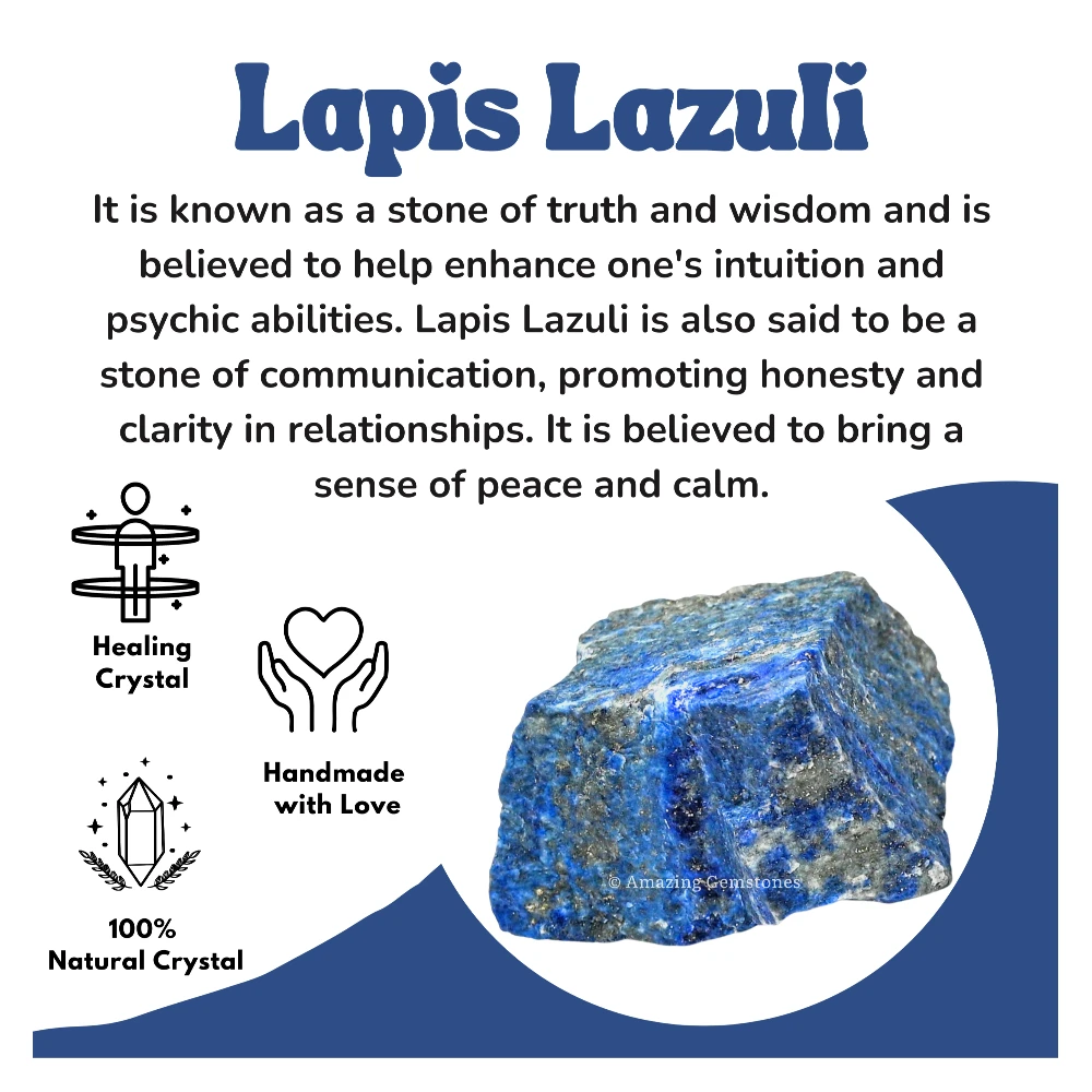 Lapis Lazuli Raw Crystals (1 LB)