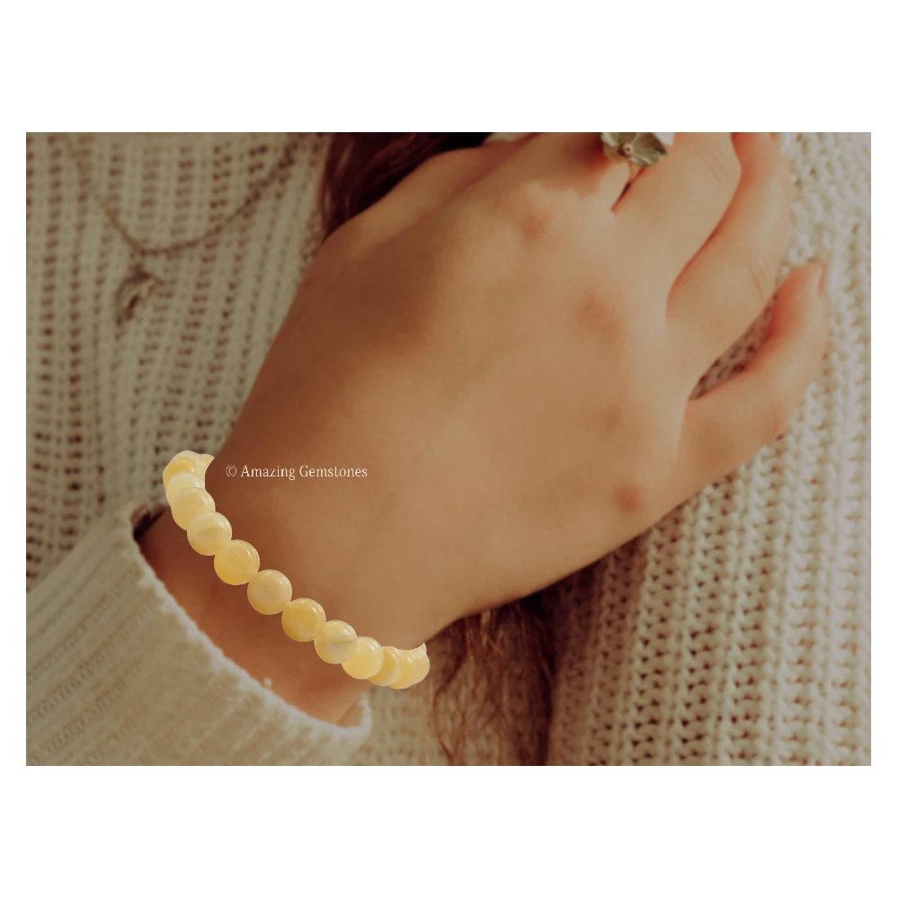Yellow Calcite Bracelet (Strechable)
