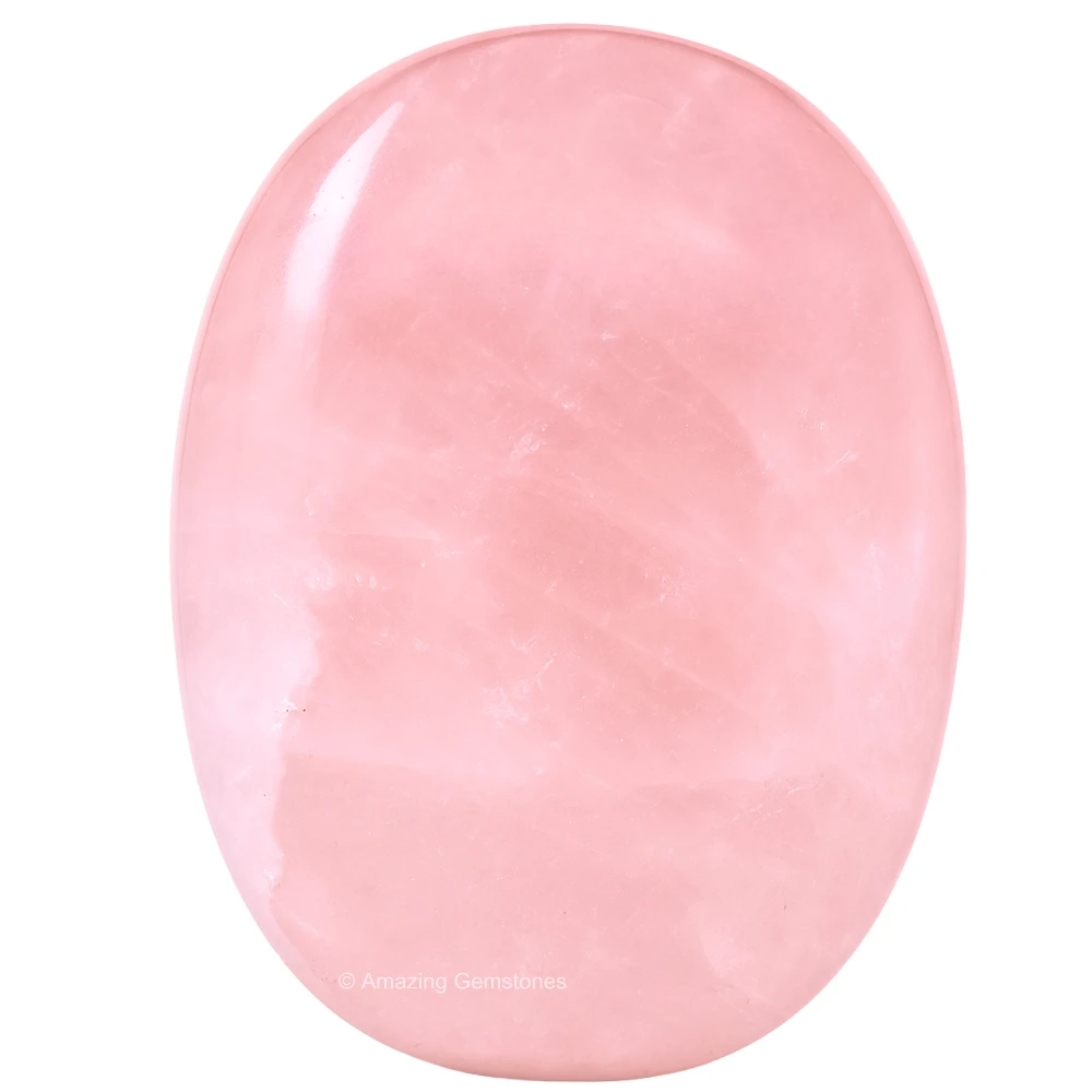 Rose Quartz Palm Stone