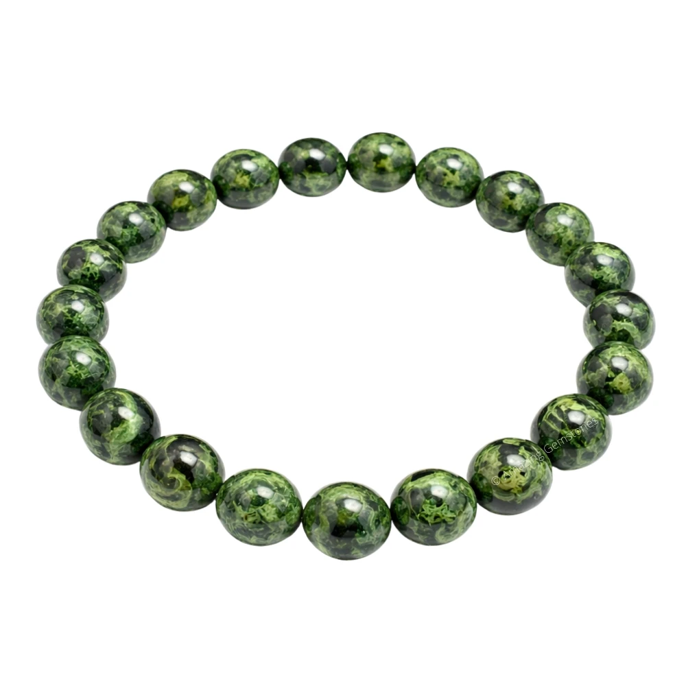 Kambaba Jasper Bracelet (Strechable)