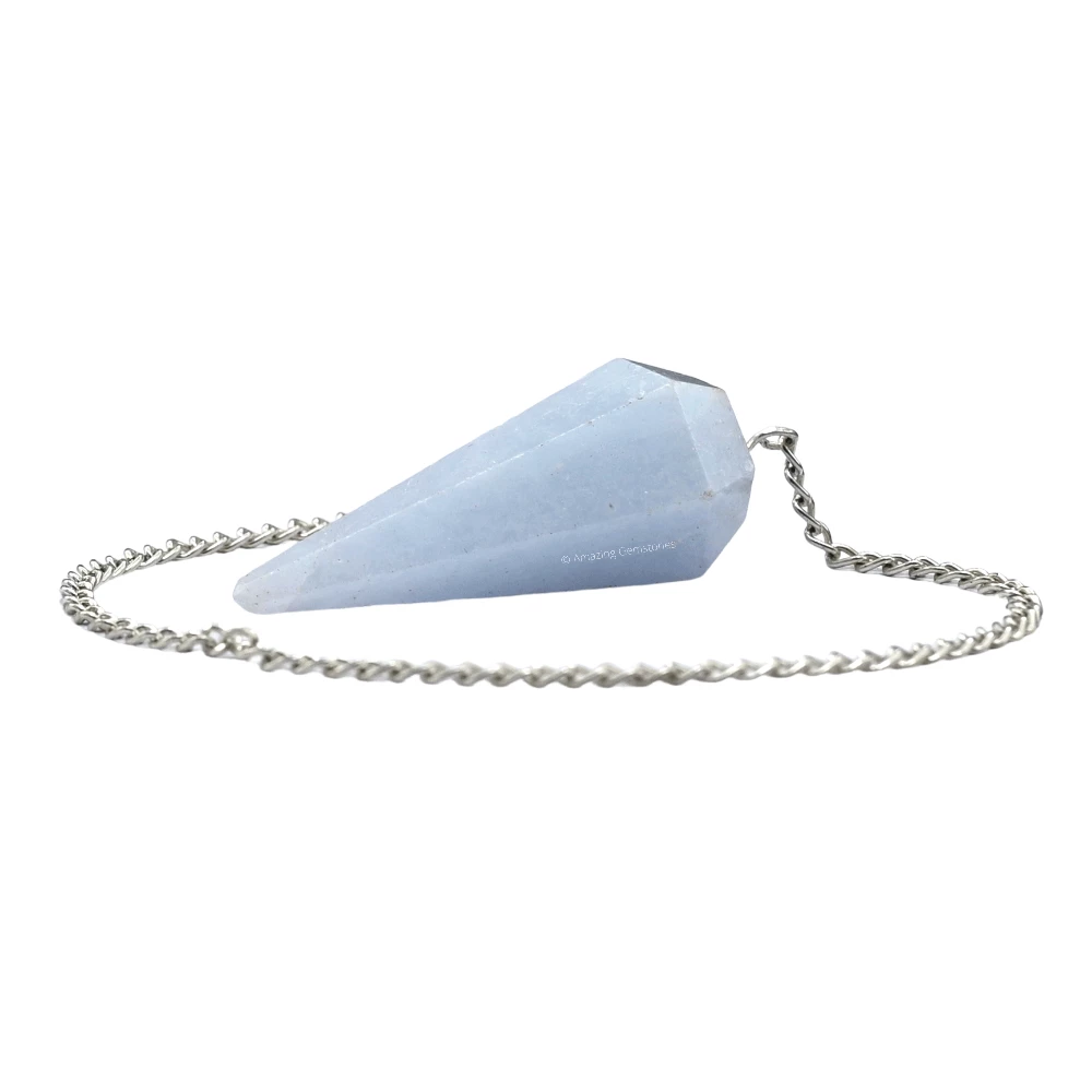 Blue Calcite Pendulum