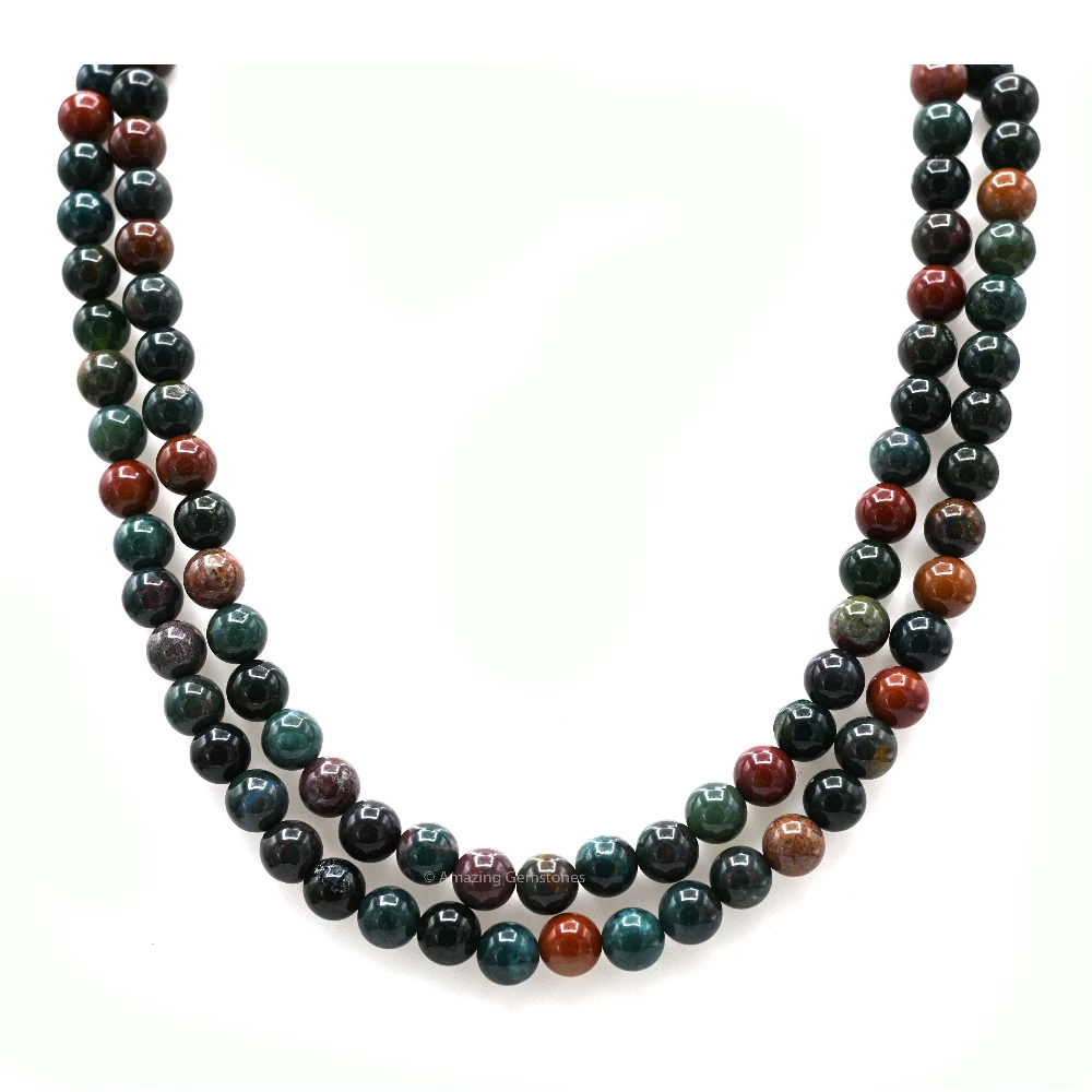 Bloodstone Mala (Without Knot)