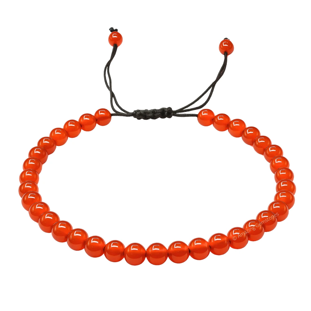 Carnelian Anklet (Without Knot)
