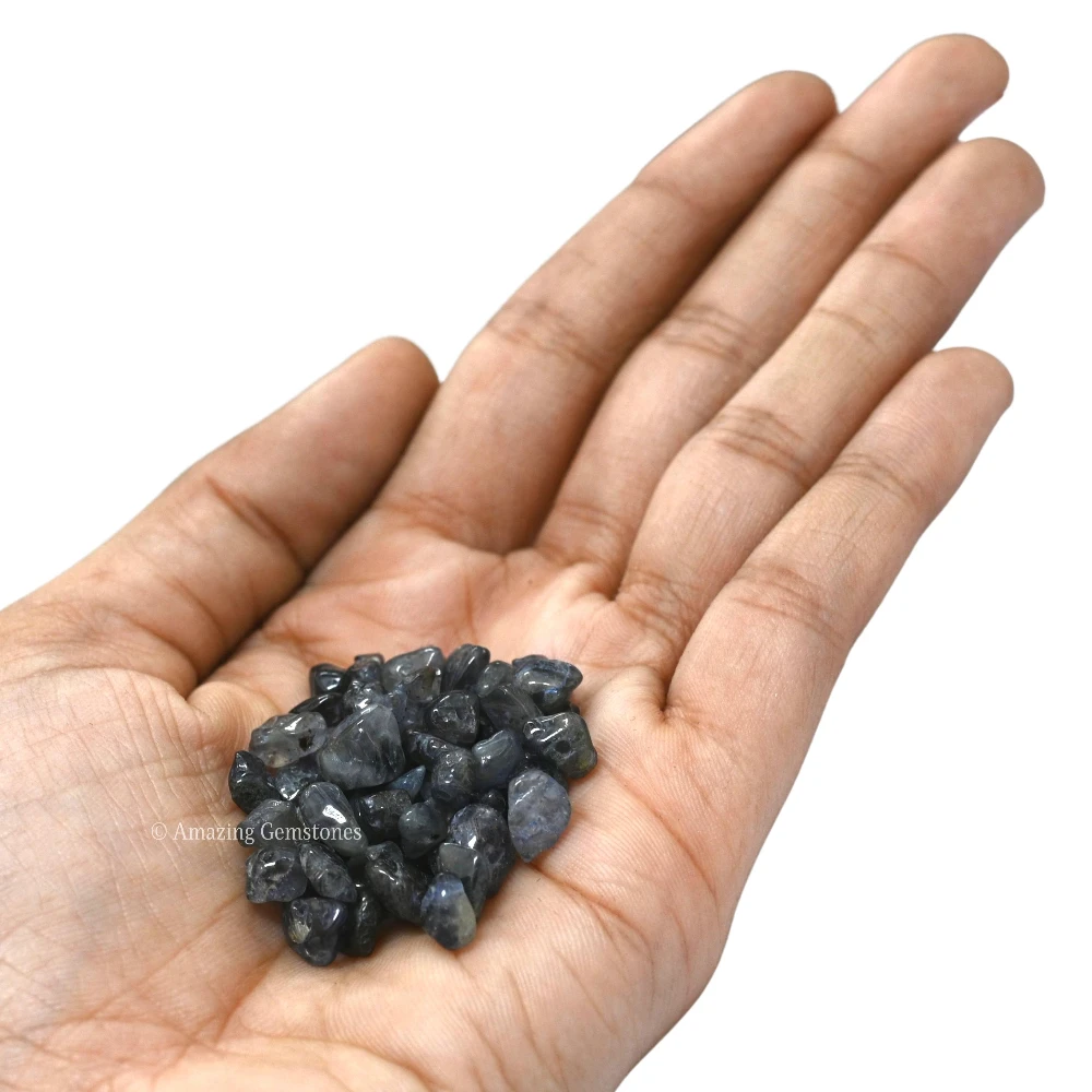 Iolite Chips - Pre Drilled
