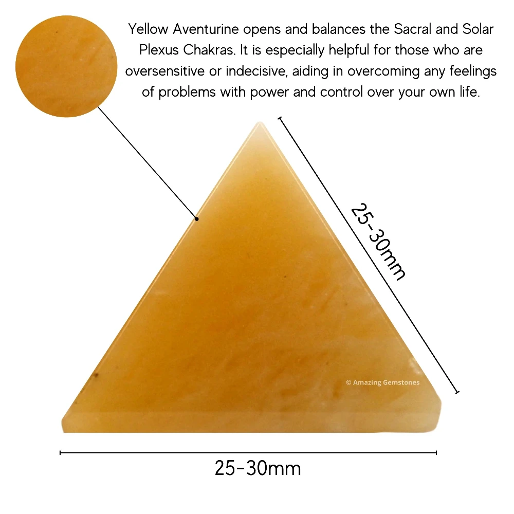 Yellow Aventurine Pyramid (1 Inch)