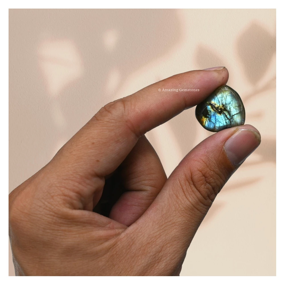 Tumbled Labradorite Crystals Stones (1 oz)