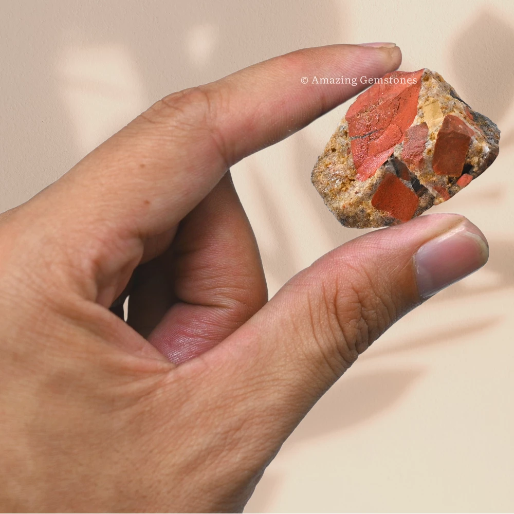 Spotted Jasper Raw Crystals (2 PIeces)