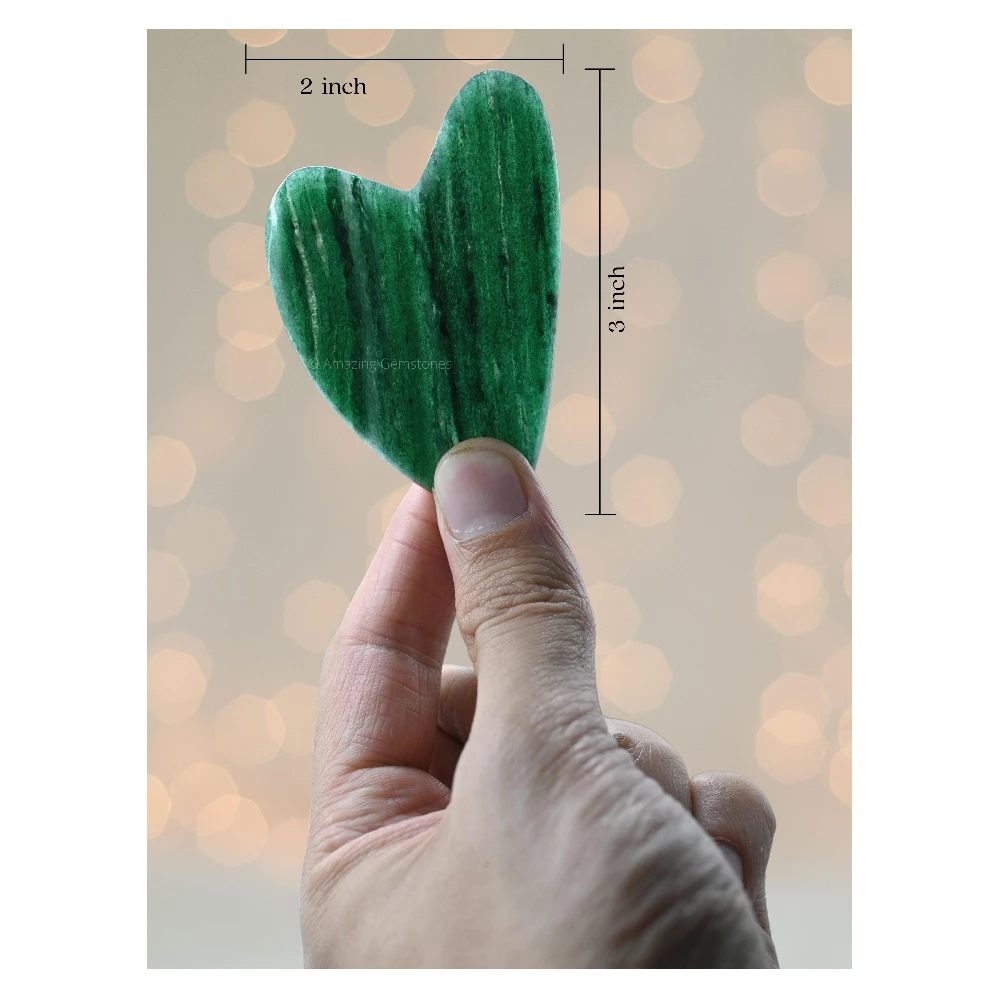 Dark Green Aventurine Gua Sha
