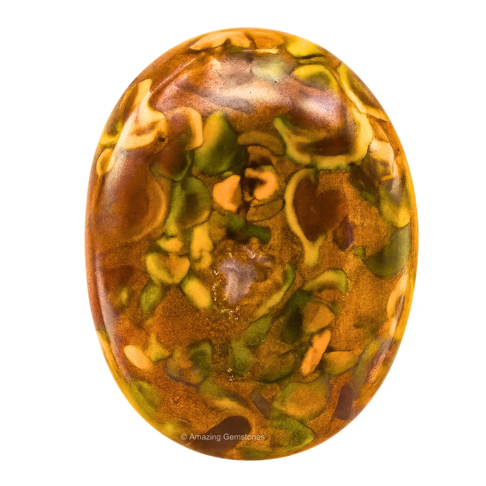 Fruit Jasper Palm Stone