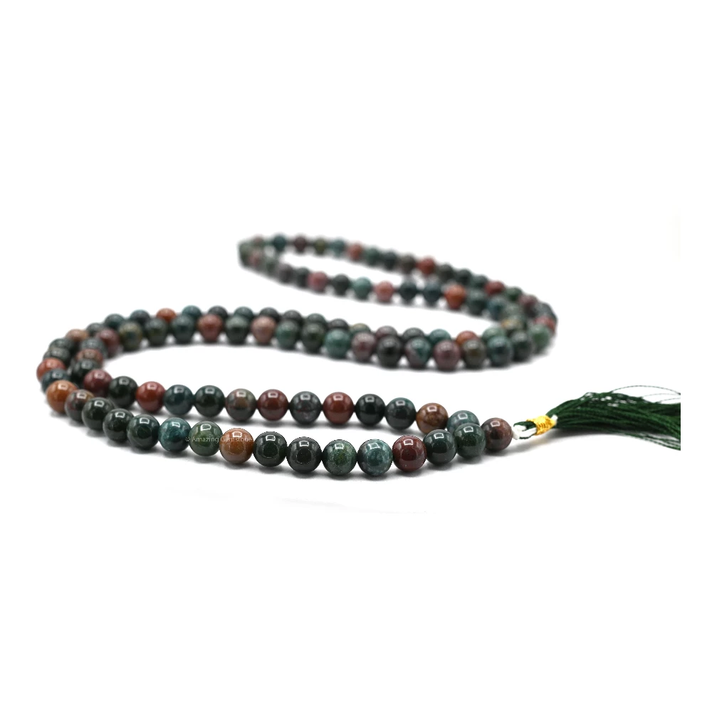 Bloodstone Mala (Without Knot)