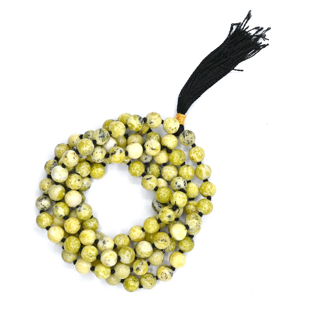 Serpentine Mala (Hand Knotted)