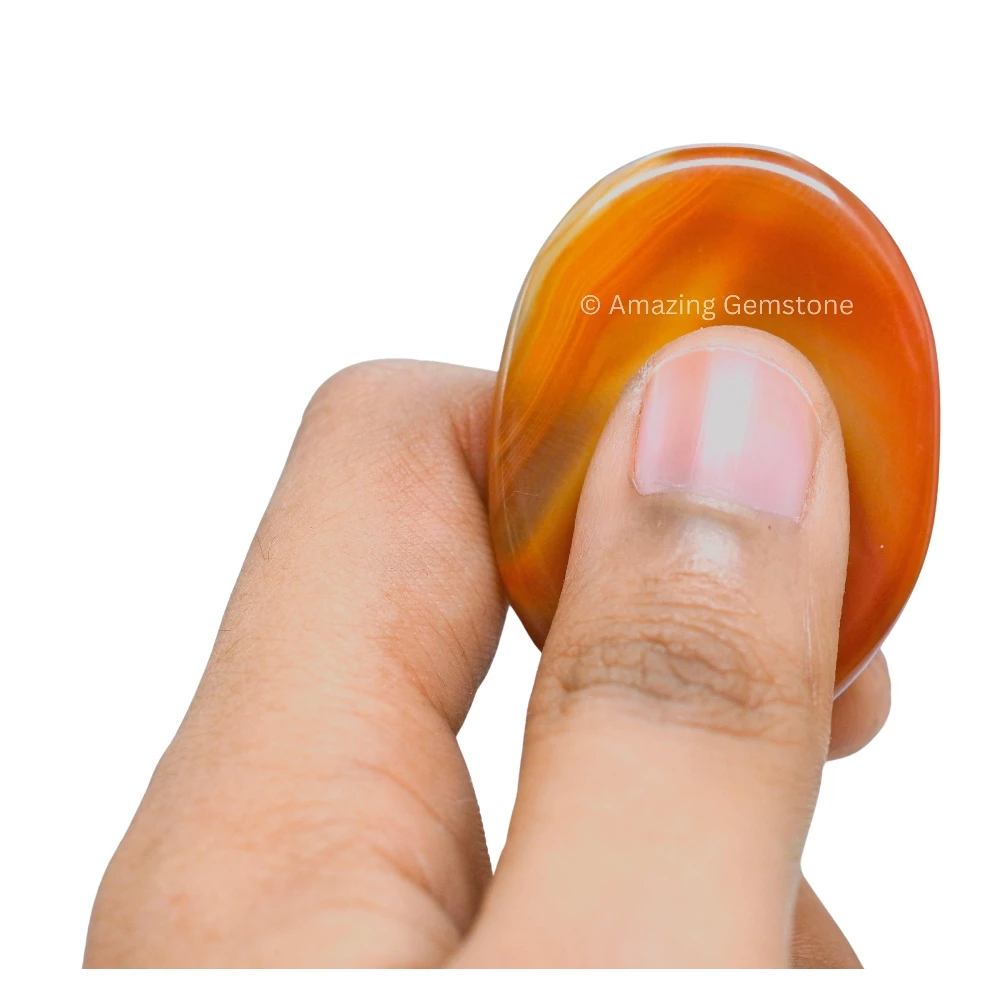 Carnelian Worry Stone