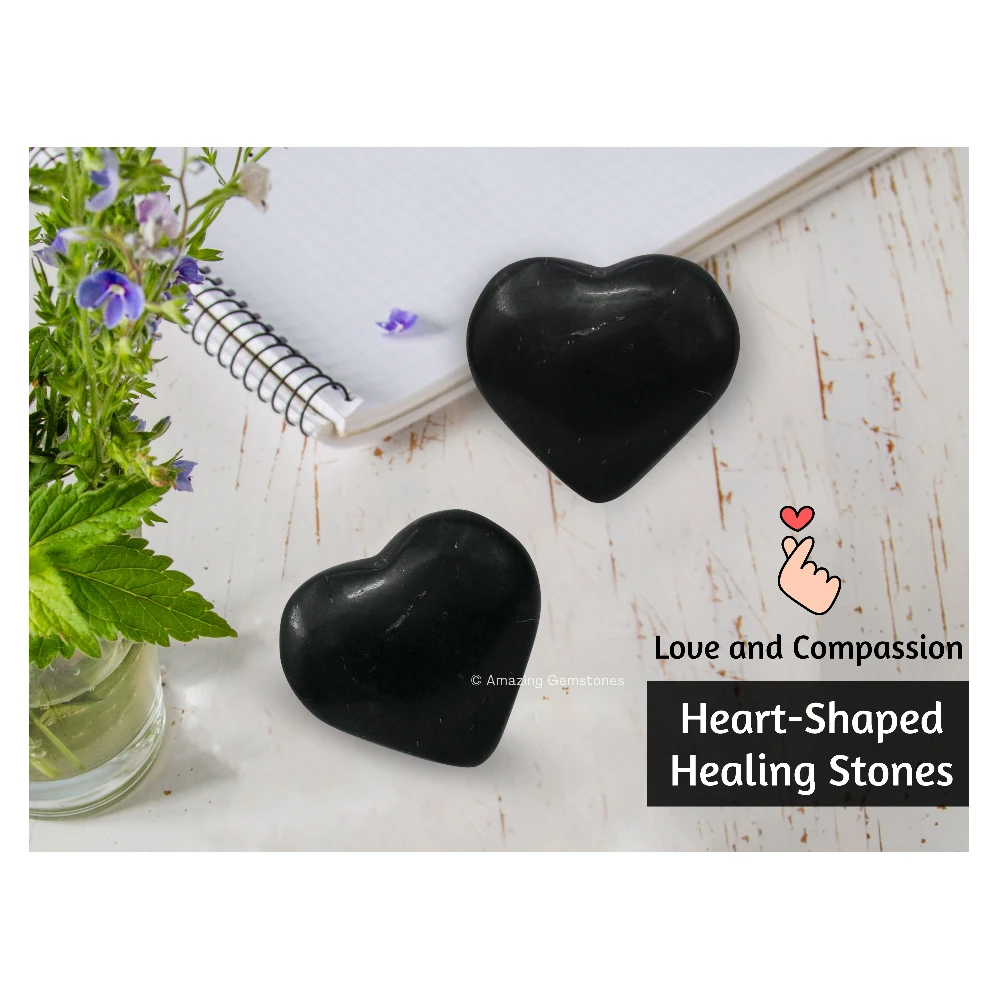 Shungite Heart