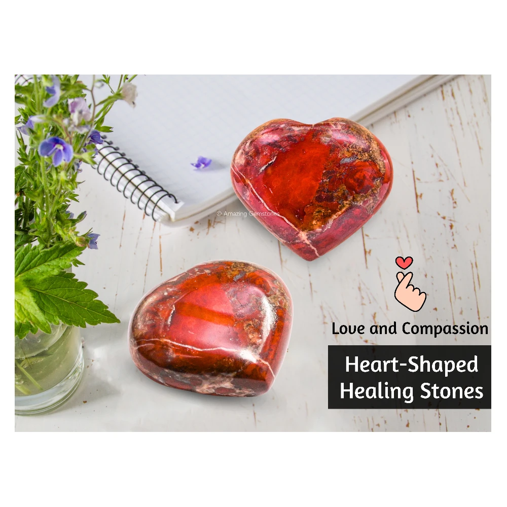 Brecciated Jasper Heart