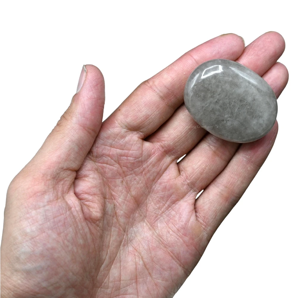 Smoky Quartz Palm Stone