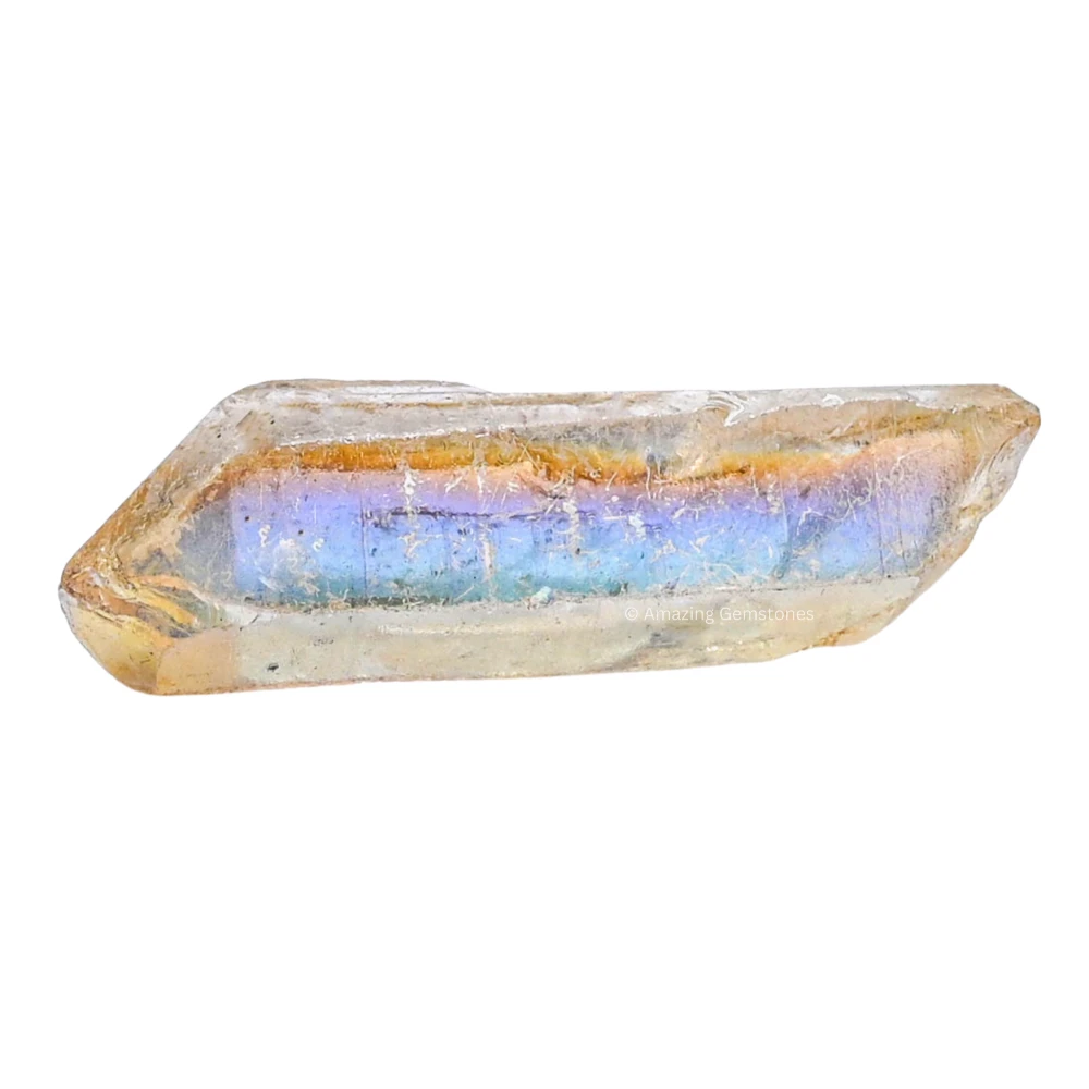 Angel Aura Quartz Raw Crystal Points (2 Pieces)