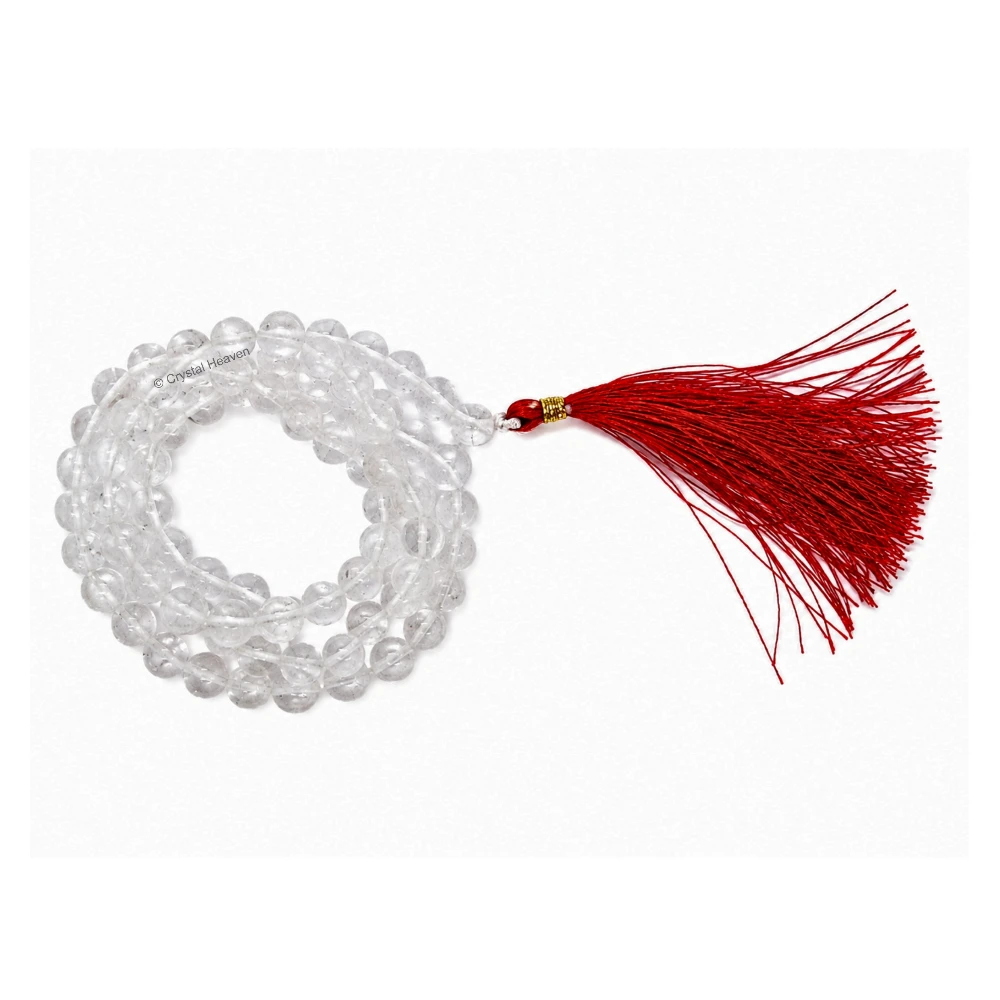Sphatik Mala - B Grade 8mm Beads (Without Knot)