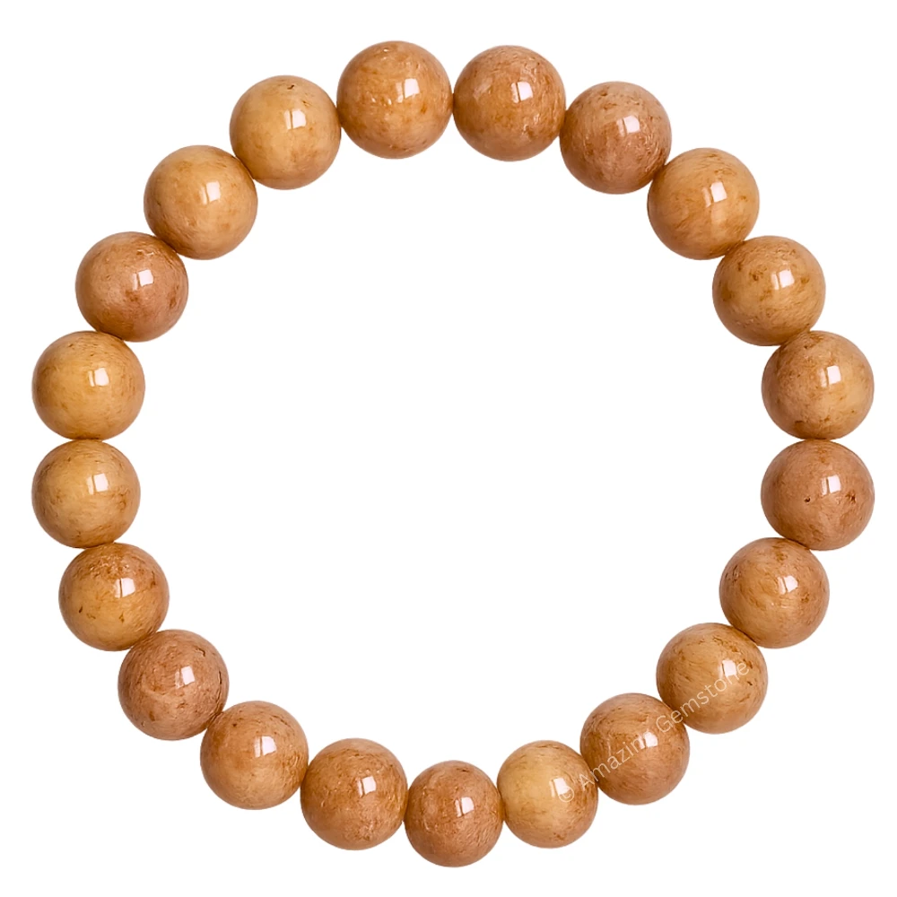 Peach Moonstone Bracelet (Stretchable)