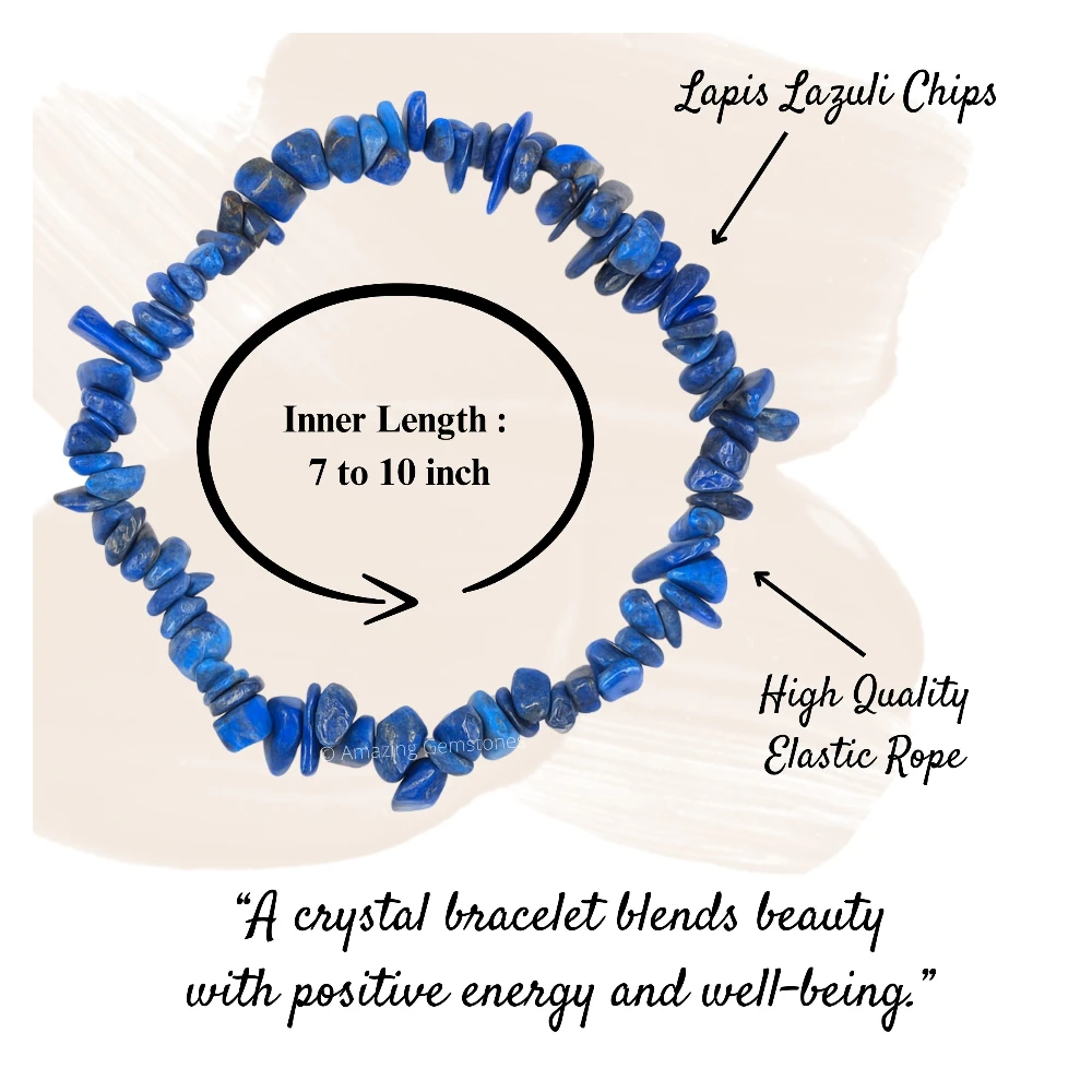 Lapis Lazuli Chips Bracelet