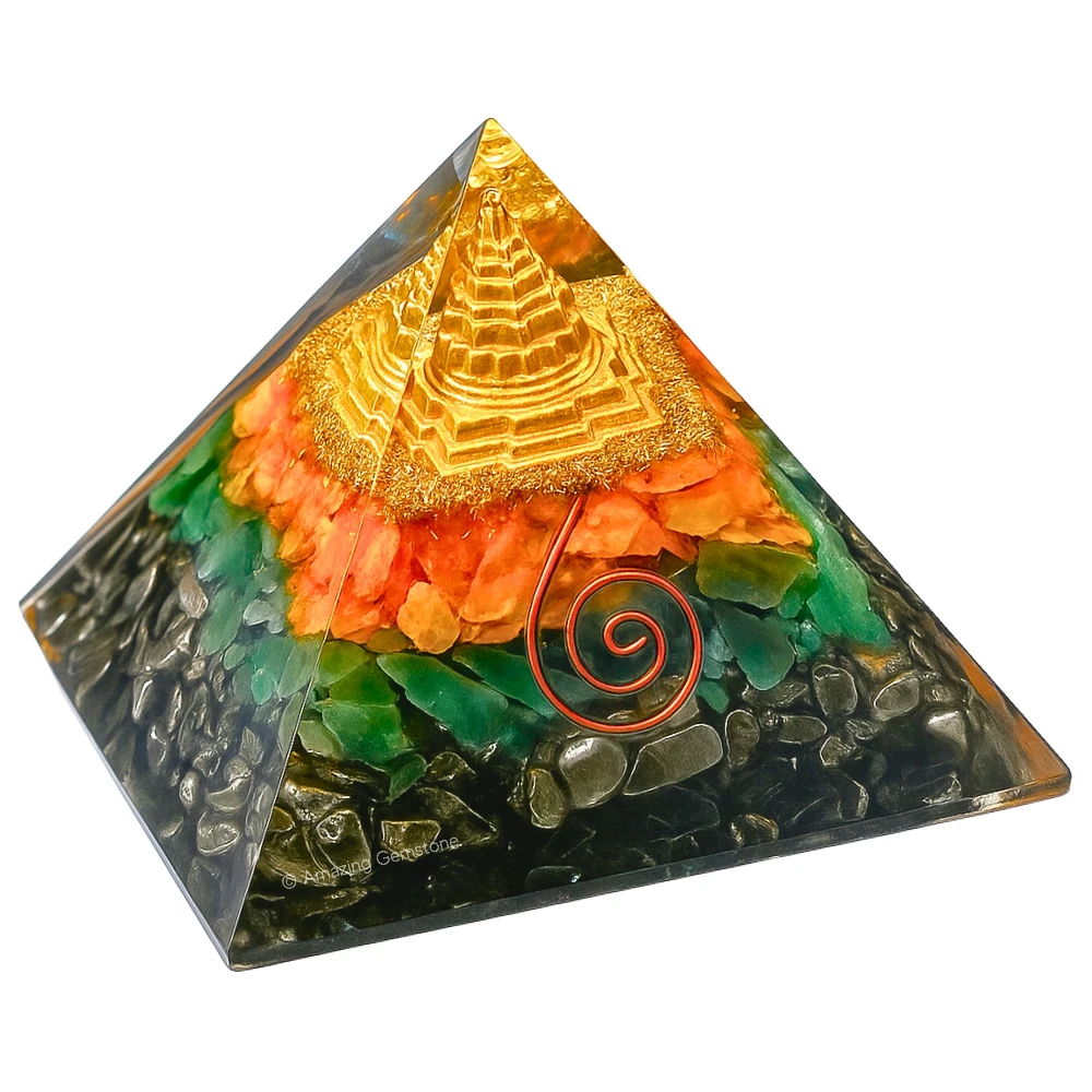 Money Magnet Pyramid with Shree Yantra