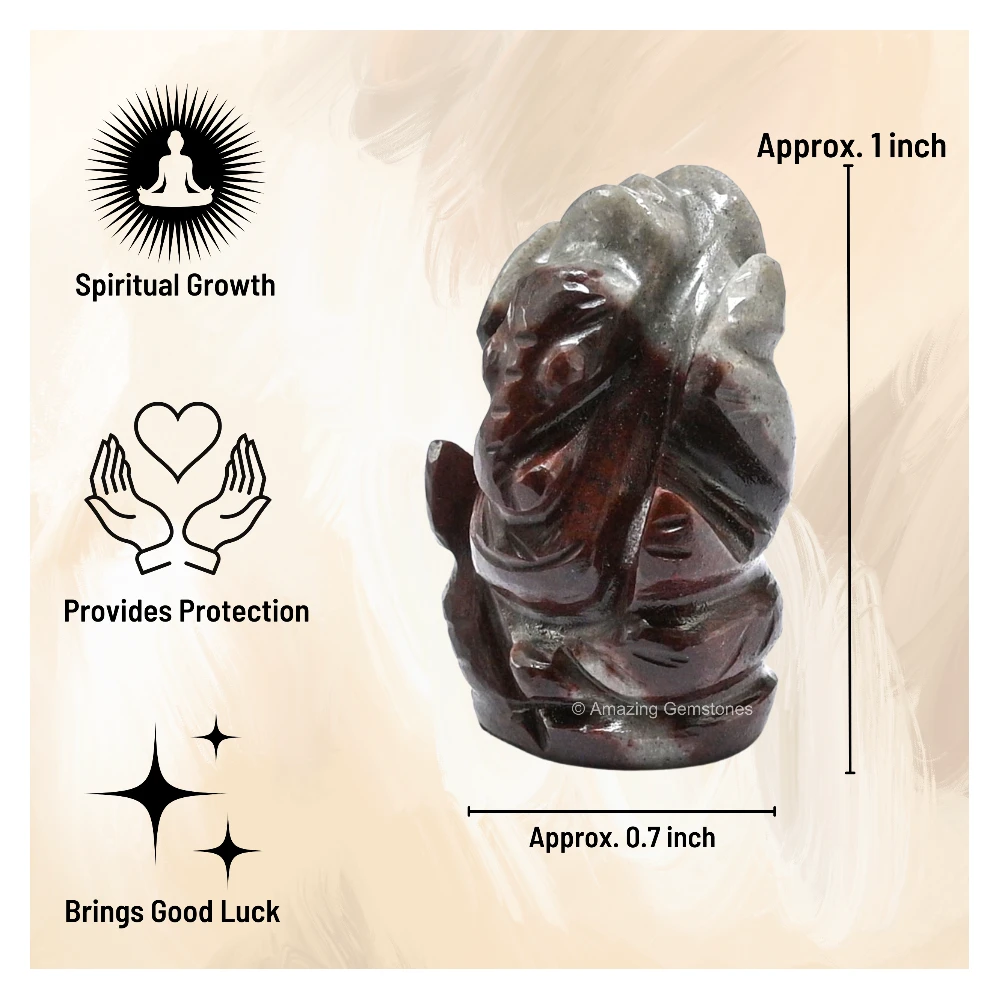 Narmada Shiva Lingam Ganesha Crystal Idol