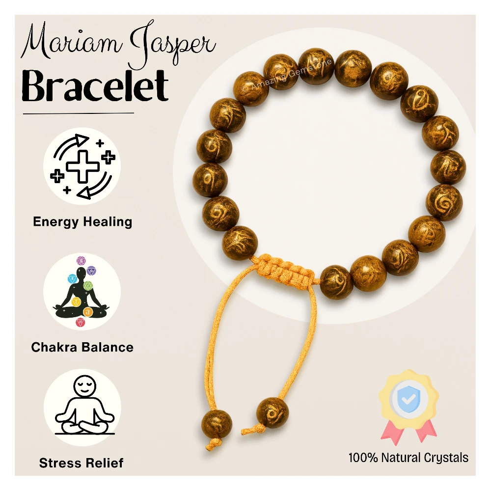 Mariyam Jasper Bracelet (Adjustable)