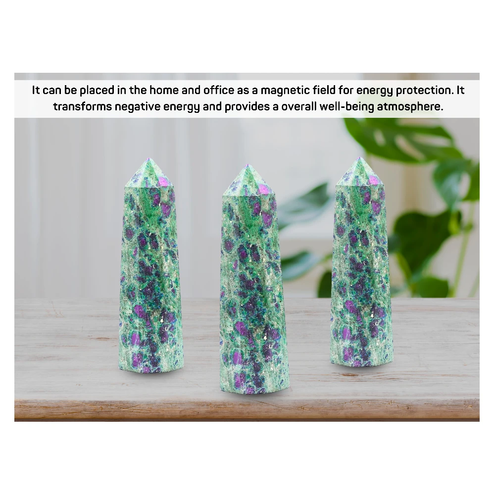 Ruby Fuchsite Tower (5.5" to 6" Inch)