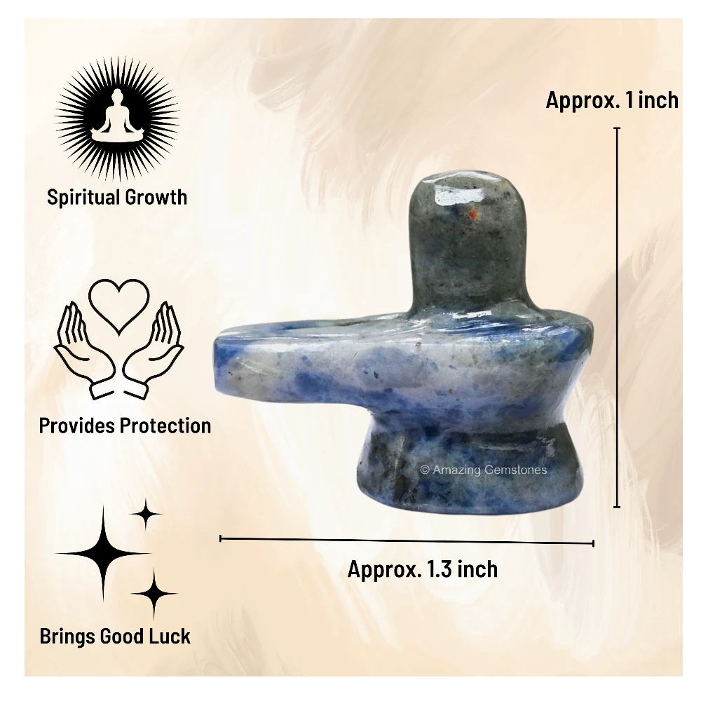 Light Sodalite Shivling