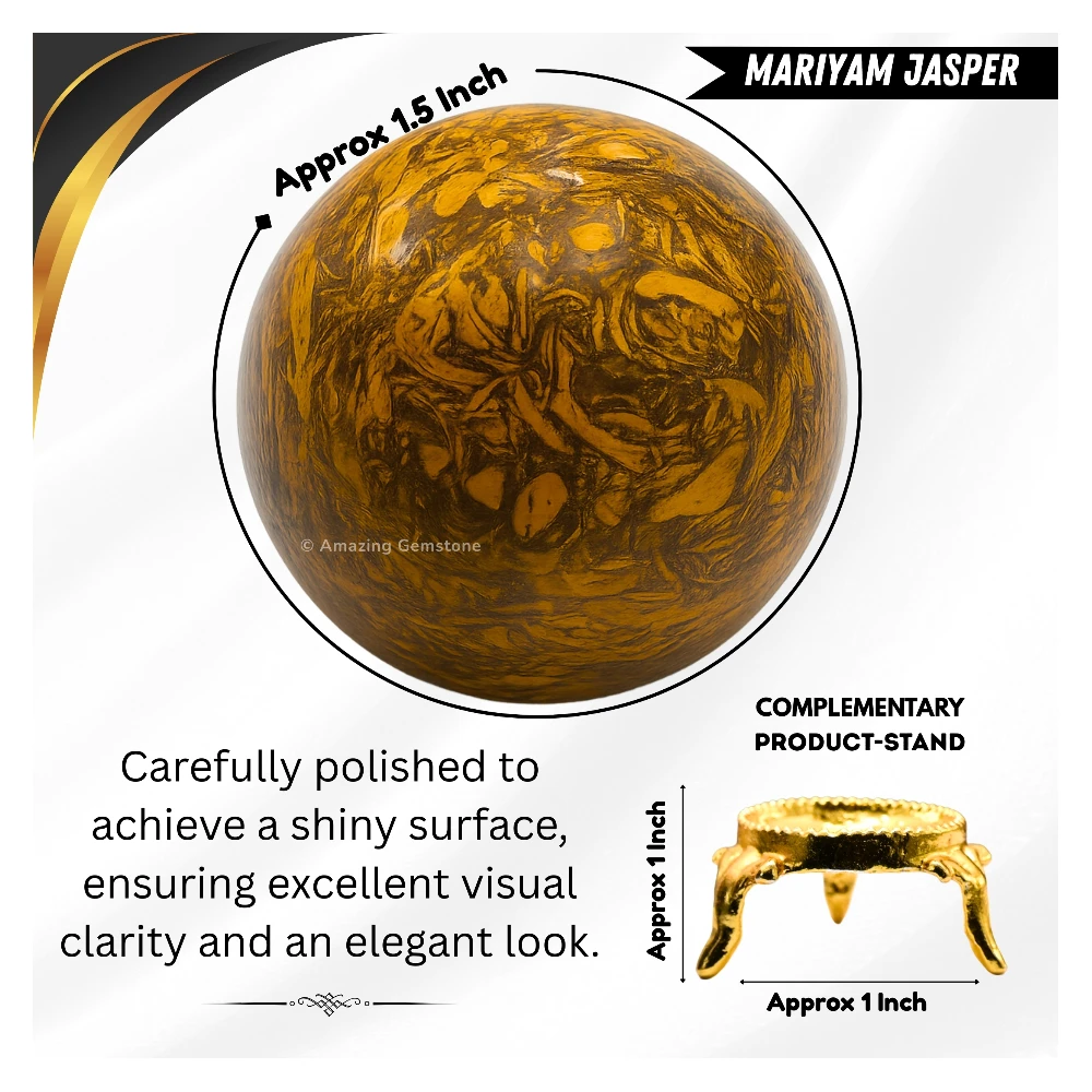 Mariyam Jasper Sphere (1.5 Inch)