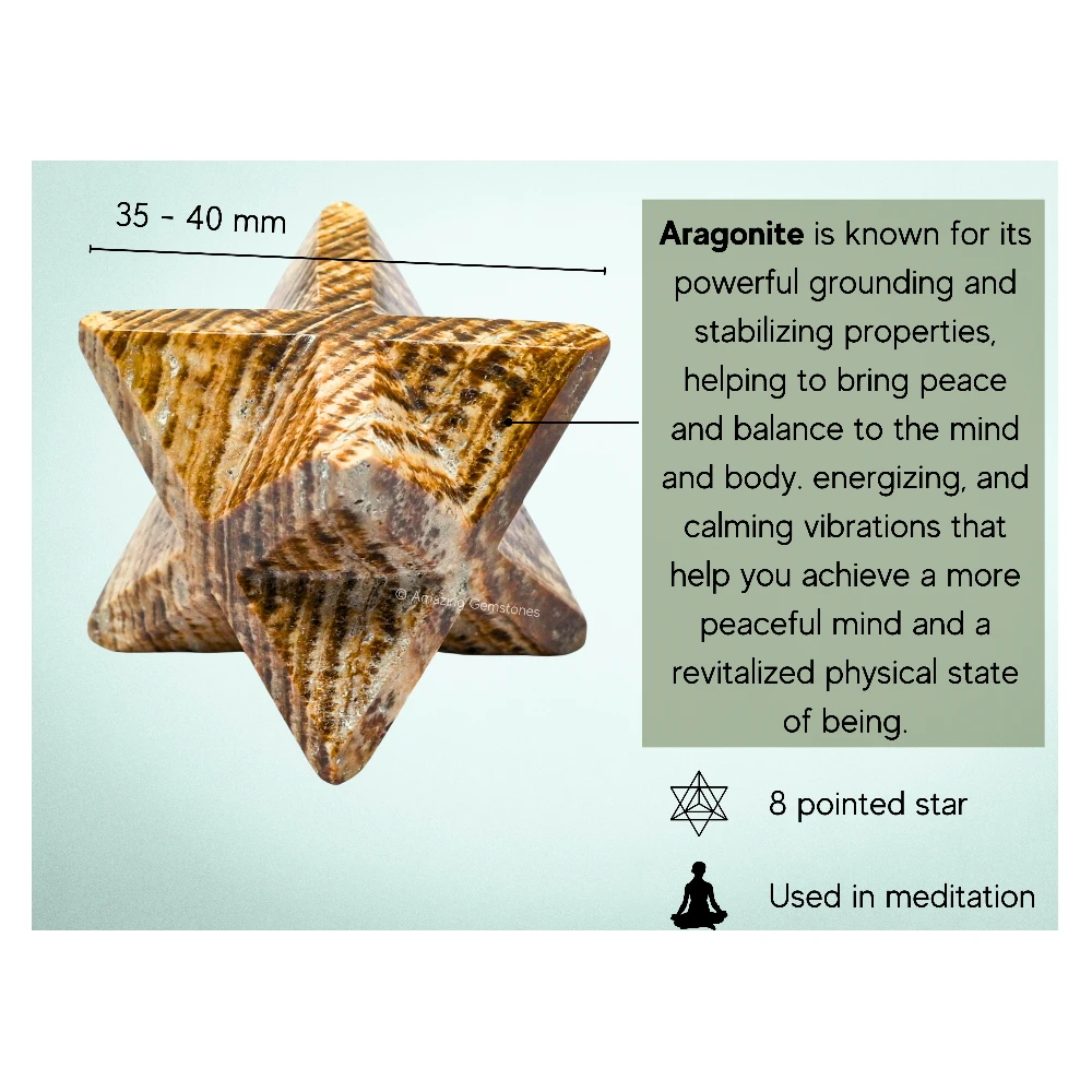 Aragonite Merkaba (30-40mm)