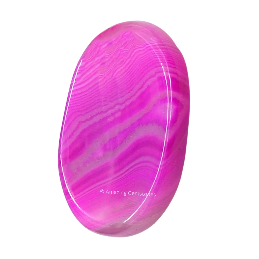 Pink Onyx Worry Stone