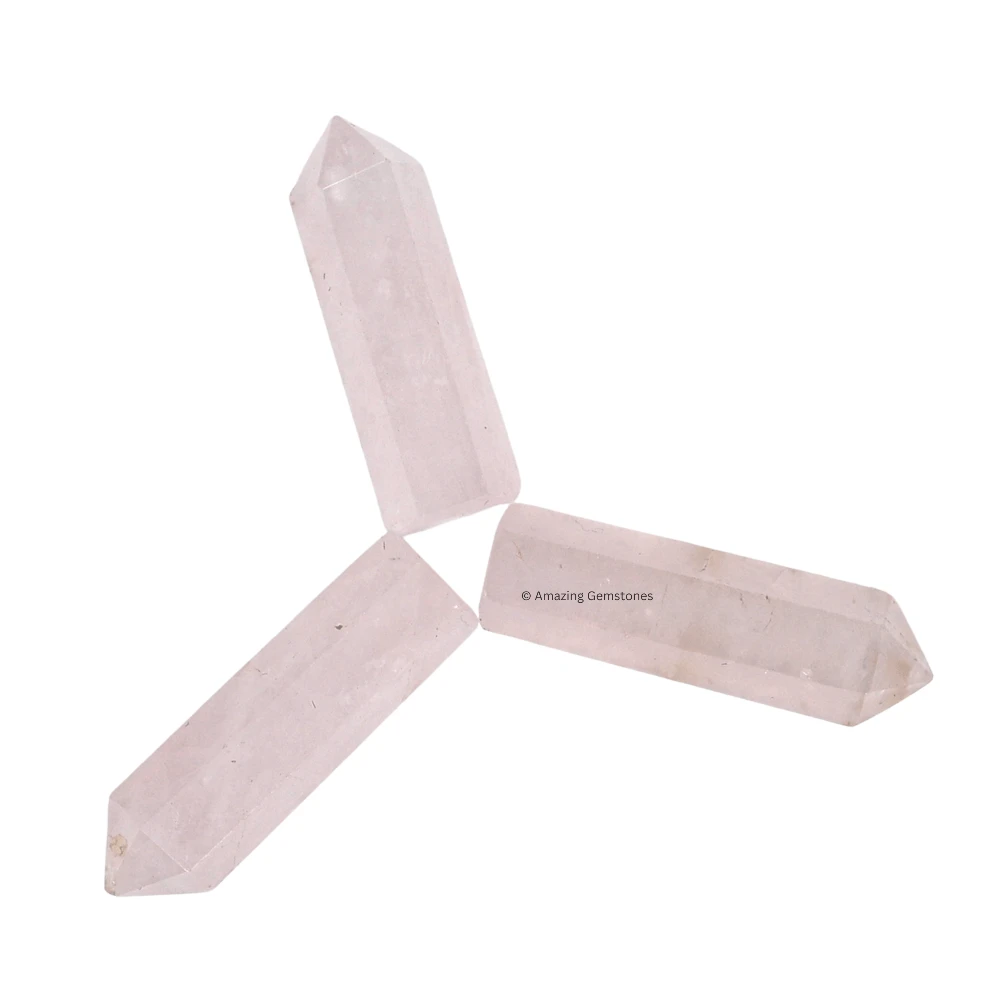 Rose Quartz Pencil Points (Set of 3)