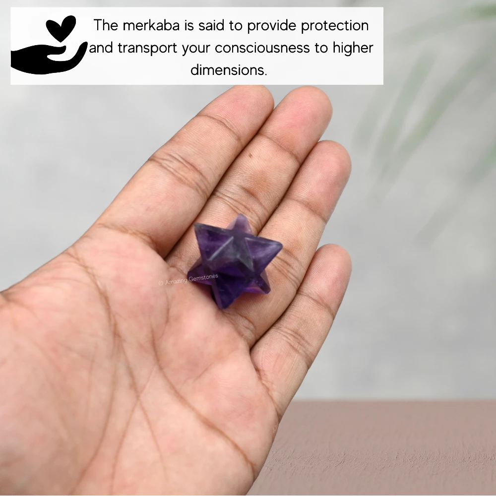 Amethyst Merkaba (15-20 mm)