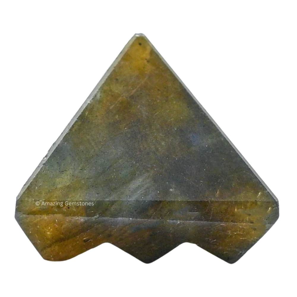 Labradorite Lemurian Pyramid - Under 9 Pyramid Plate